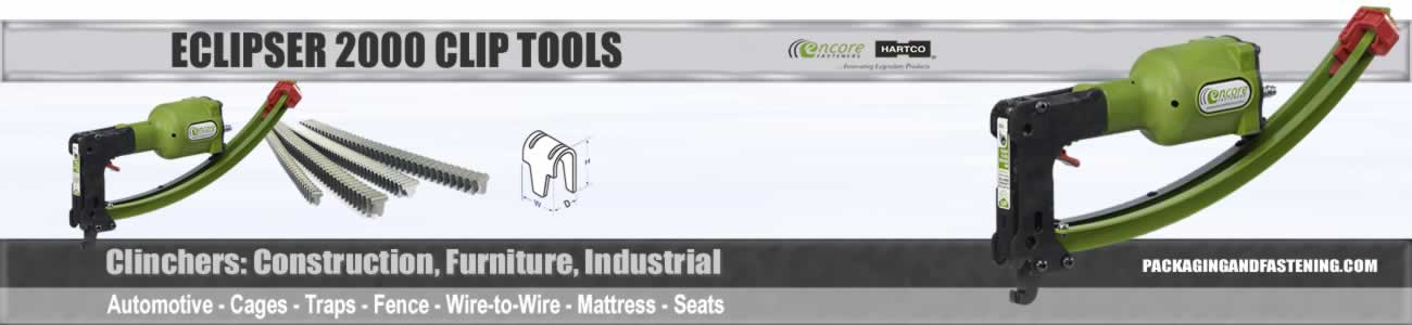 Eclipser-2000 Series clip tools - J-clip clinch clip tools are here at packagingandfastening.com online.